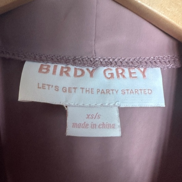 Birdy Grey Kenny Ruffle Satin Robe - Picture 8 of 10